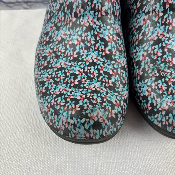 Crocs Women's 9 Neria Pro Triple Comfort Floral Slide-on Rubber Clogs - Picture 7 of 14